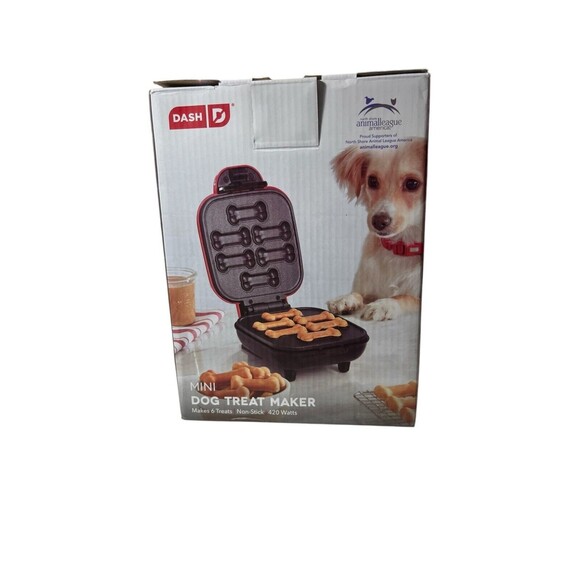 Dash Express Dog Treat Maker Complete w/Manual & Recipes- New in Box - Picture 3 of 7